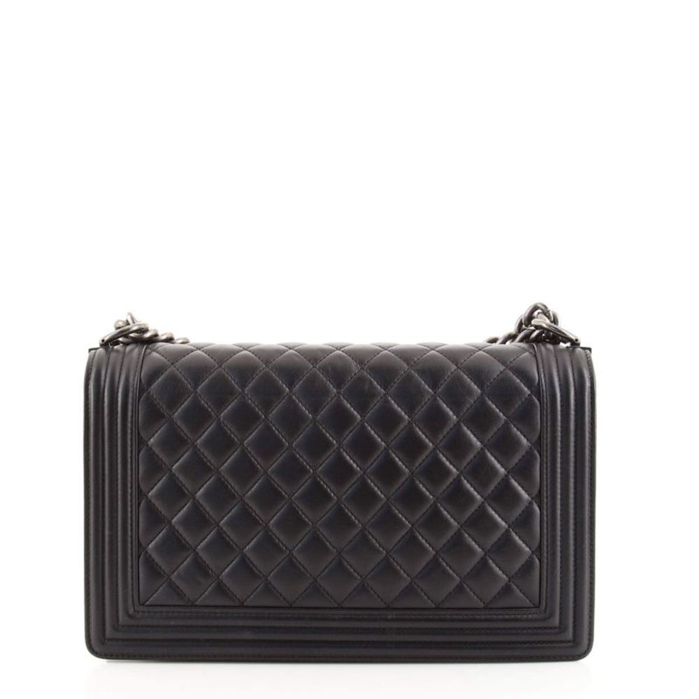 Chanel Boy Flap Bag Quilted Calfskin New Medium Black - Picture 3 of 9